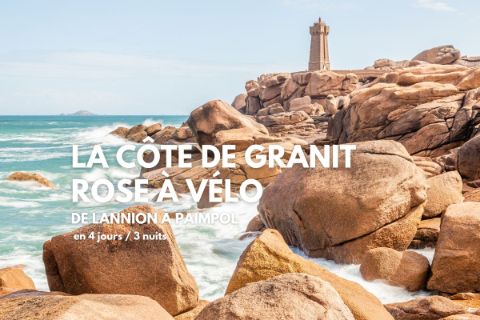La côte de Granit rose à vélo, vue du phare de Ploumanac'h